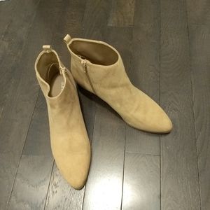 Tan booties - basics of any closet